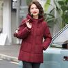 Padded Jacket Winter Down Mother Fashion Plus Size Loose Thick Hooded Padded Jacket