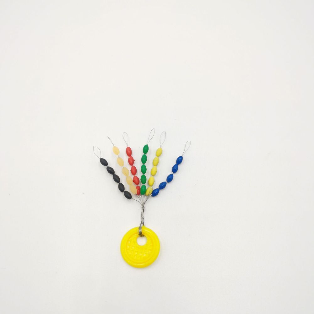 Stopper Connector Float Stops Oval Space Beans Fishing Bobber Fish Buoy Fishing Line Plug Float