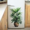 1PC Green Plant Potted Plant Simulation Flower Pot Wall Sticker Bedroom Living Room Foyer Home Wall Decoration Sticker