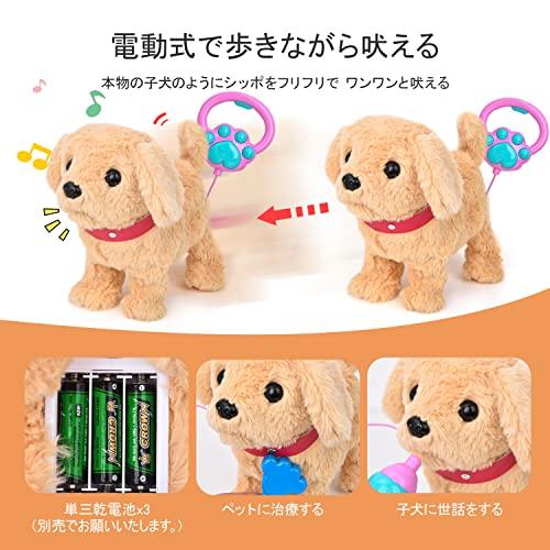 JoyGrow Pretend Play Set, Walk with Your Dog, Moving Plush Toy with Sound, Robot Dog, Pet Care Kit, Doctor Play Toy, Feeding, Educational Toy, Develop