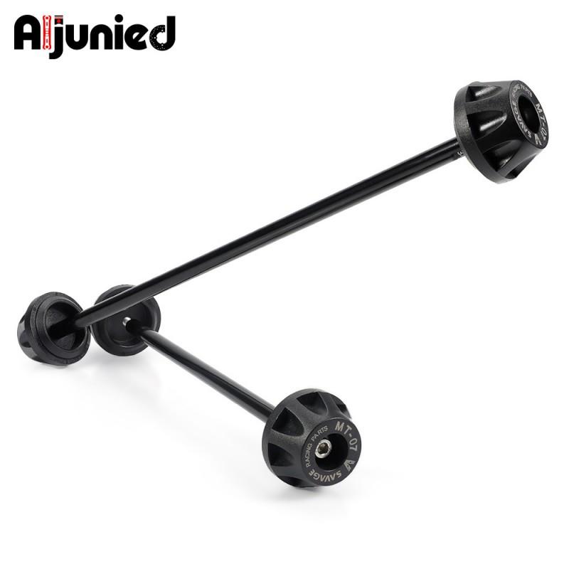 Nylon Crash Protector Caps Yamaha MT-07 FZ-07 XSR700 Front Rear Axle Anti-Scratch Protective Bushings