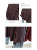 Plus Size Autumn Round Neck Ribbed Pullover Base Layer for Women - Slimming & Versatile