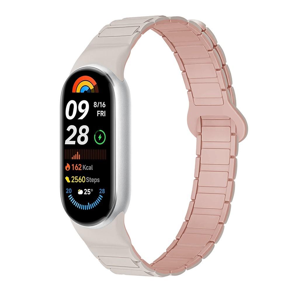 Silicone Strap For Xiaomi Mi Band 10 9 8 Wristband Accessories Magnetic Bracelet Belt Pulseira Correa Xiaomi Smart Band 8 9 10