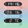 Portable Electronic Clock Candy Color LED Alarm Clock Multi Function with Positive Countdown Student Special Alarm Clock