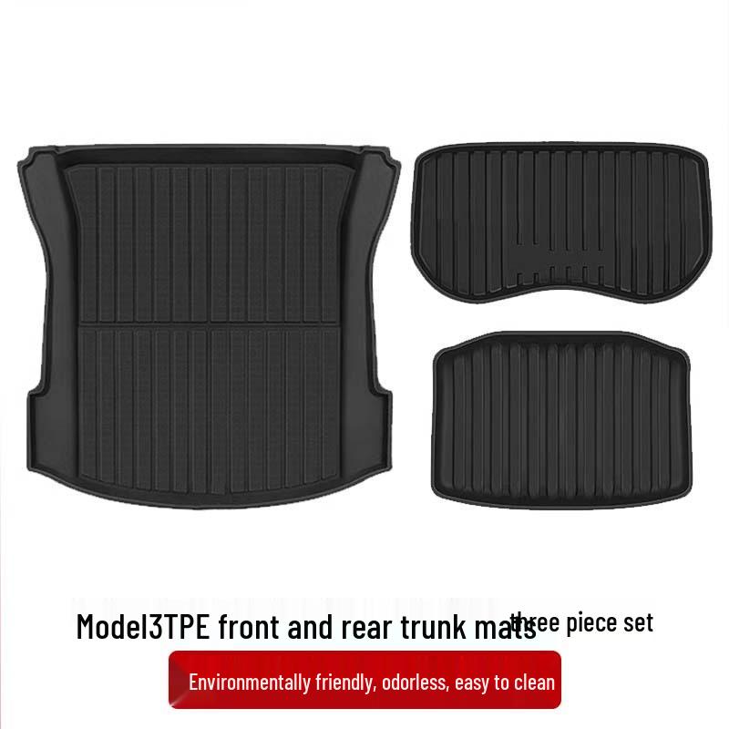 All-Inclusive Floor and Trunk Mats for Tesla Model 3/Y Refresh