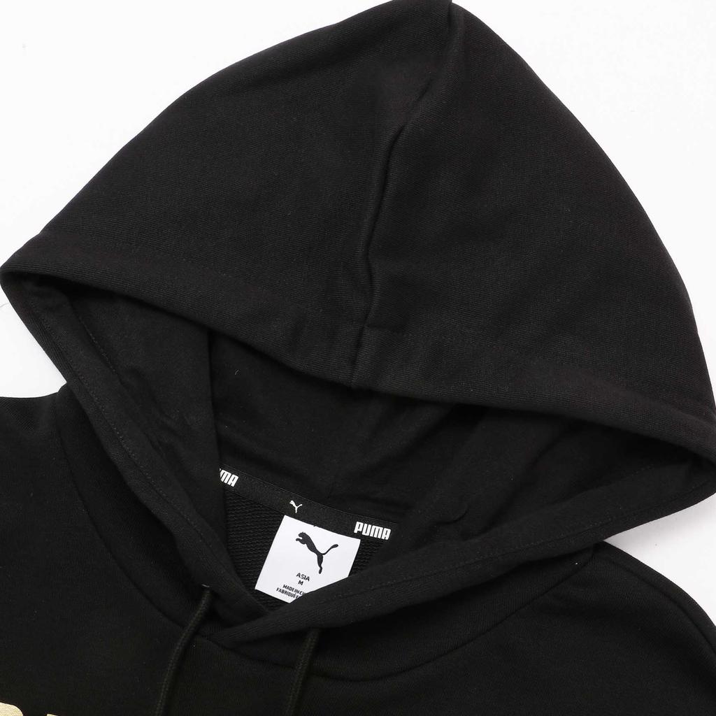 Puma Essbig Ess Hoody Tr Klassischer Langarm-Hoodie Herren Hoodies Schwarz Gold 67114951
