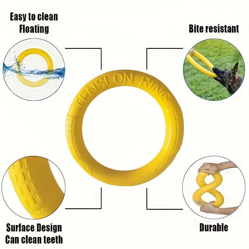 Durable Dog Flying Disc, Outdoor & Indoor Toy for Throwing, Catching, Swimming & Training - Perfect for Aggressive Chewers