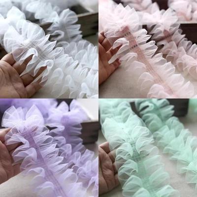 Handmade Lolita Pleated Lace Waistband Ribbon Accessories