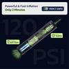 Woowind BP188 Bike Pump The Pro Electric Bicycle Pump Tire Inflator Portable Air Compressor - 120 PSI