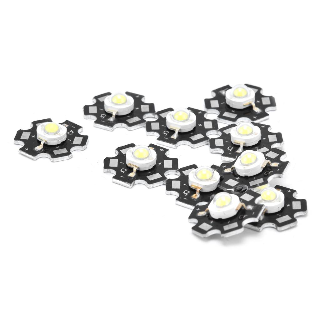 10Pcs Ultra Bright LED Chip 3V DIY Light Beads for Ceiling Light Downlight Flashlight Table Lamp