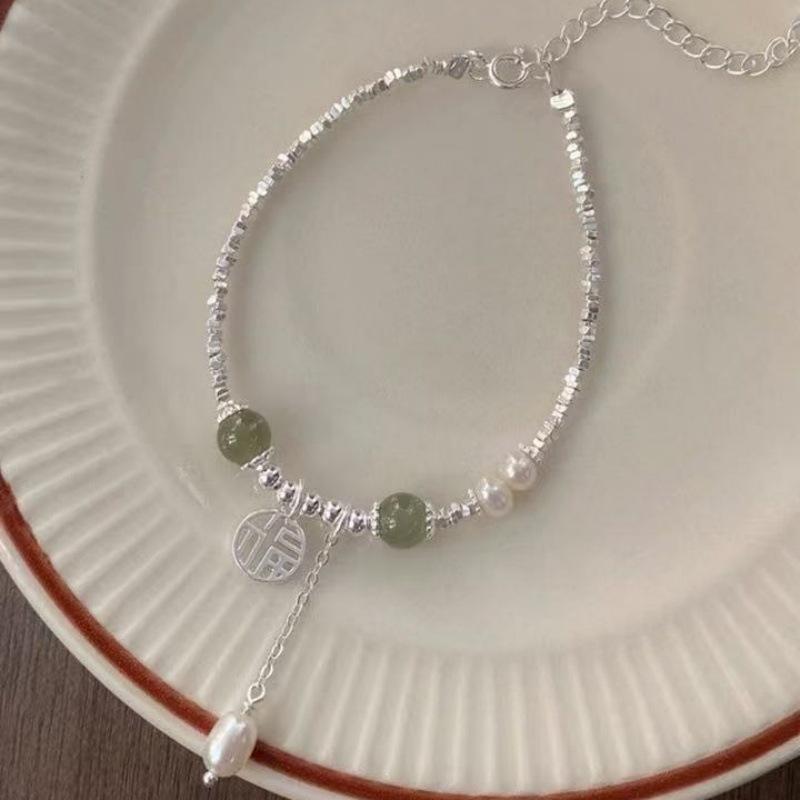 

Новый браслет в китайском стиле бренда Broken Son Fu, женский, высококлассный, темпераментный, с жемчугом, маленькие свежие украшения