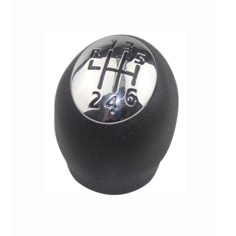 

328650047R Gear Shift Knob 6 Speed Black for Renault Megane Scenic Laguna Master MK3 Fluence L3 Shifter Lever Change Knob Chrome
