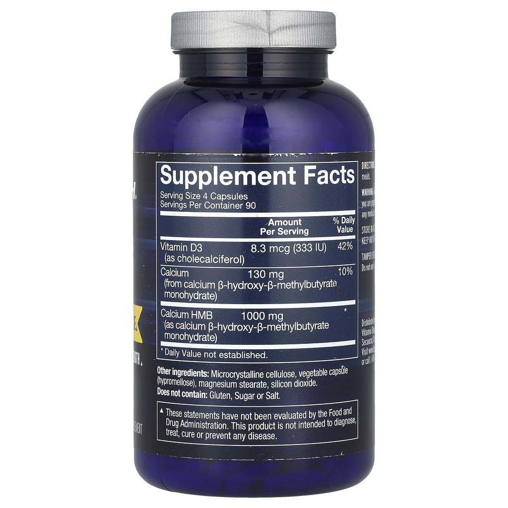 Hmb + Vitamin D3, 360 Capsules
