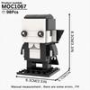 MOOXI Verschiedene Horrorfilme Sadako Tod Billy BrickHeadzed Erwachsene Bausteine Set MOC Ziegelmodellbausatz Spielzeug Kind Junge Mädchen Geschenk