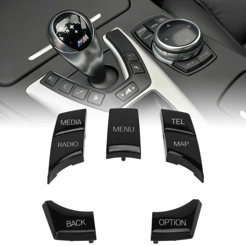 Automobile Interior Multimedia Button Cover Molding Trim Replacement For BMW 3 Series F30 LCI 5 Series F10