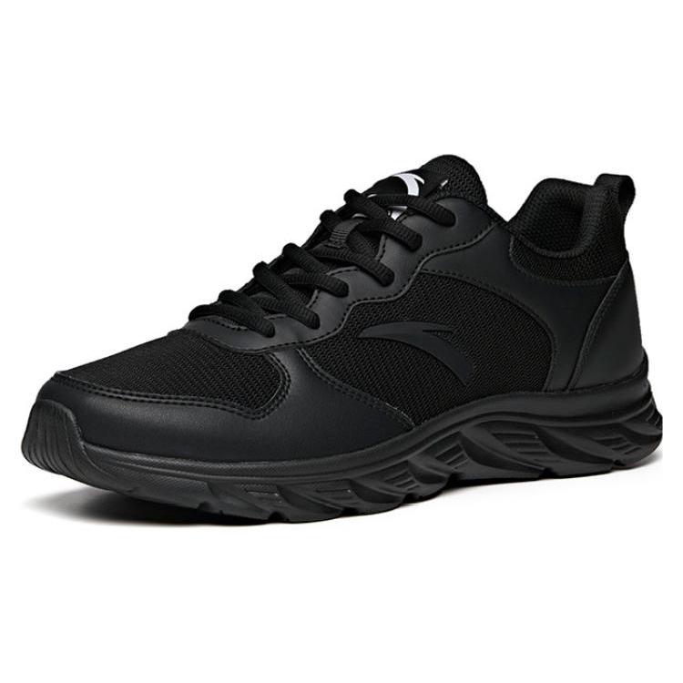 New Anta Slip Resistant, Abrasion Resistant, Breathable Low Top Casual Running Shoes Men's Black 912145535-1
