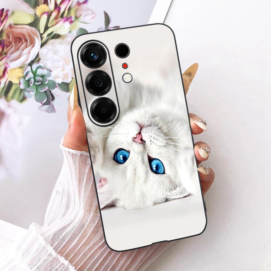 

For Tecno Camon 50 4G Phone Case Soft Black Silicone Back Cover Butterfly Dragon Cat Floral Painting Bumper Camon50 CN5 Funda Tecno Camon 50 4G