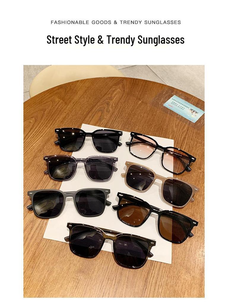 Korean-Style Polarized Sunglasses: Trendy Streetwear for Men & Women