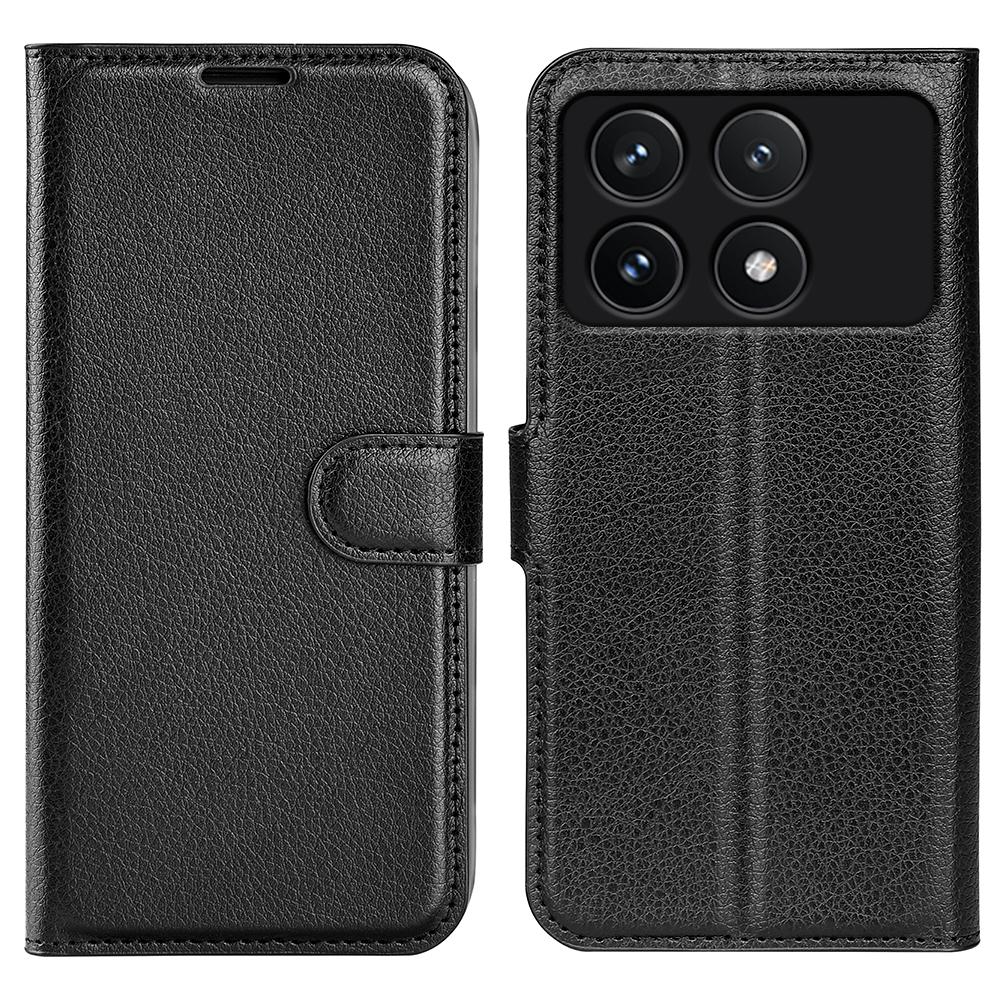 For Xiaomi Poco F6 Pro 5G/Redmi K70 5G/K70 Pro 5G Case PU Leather Card Slots Pocket Stand Phone Cover