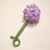 Twist Stick Handmade Felt Flower Bendable Wire Stem Flexible Iron Wire Artificial Floral Bouquet Artificial Single Stem Bouquet