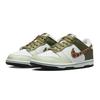 Nike Pantofi Dunk Low GS Leopard pentru copii, alb, nucă de cocos-lapte aspru-verde DX9282-100