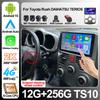Android 15 For Rush DAIHATSU TERIOS Car Radio Navigation GPS Multimedia Video Player Stereo Wireless Carplay Auto 5G WIFI RT2