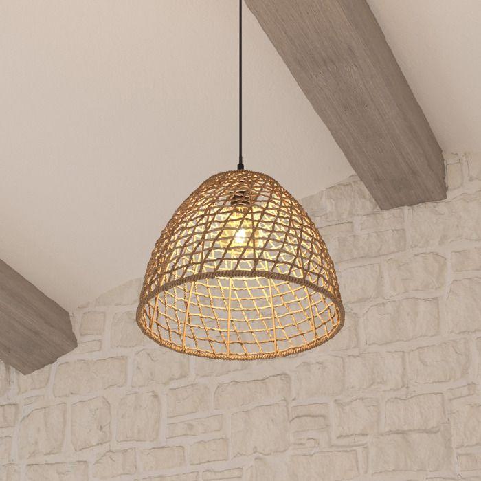 Suspension "Jada" rotin D35cm - Atmosphera createur d'interieur