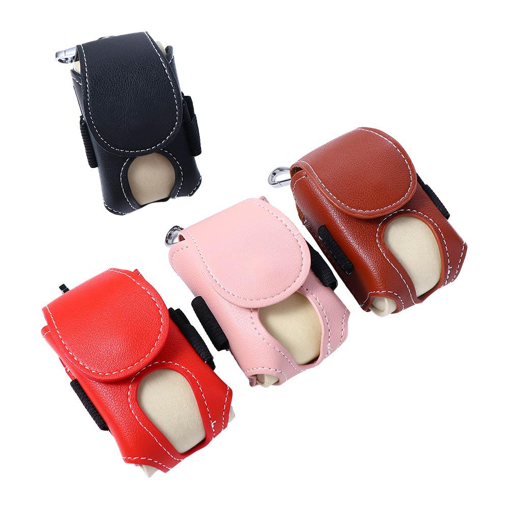 Goods Leather Golf Ball Storage Pouch Golf Ball Pouch Golf Waist Holder Bag Golf Ball Container