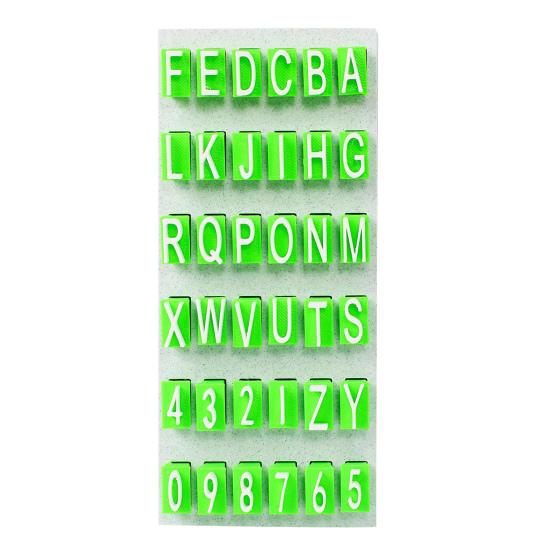1 Set Clay Pottery Alphabet Stamp A to Z Capital Lowercase Letters Numbers Symbols DIY Embossing Polymer Clay Stamp Tools
