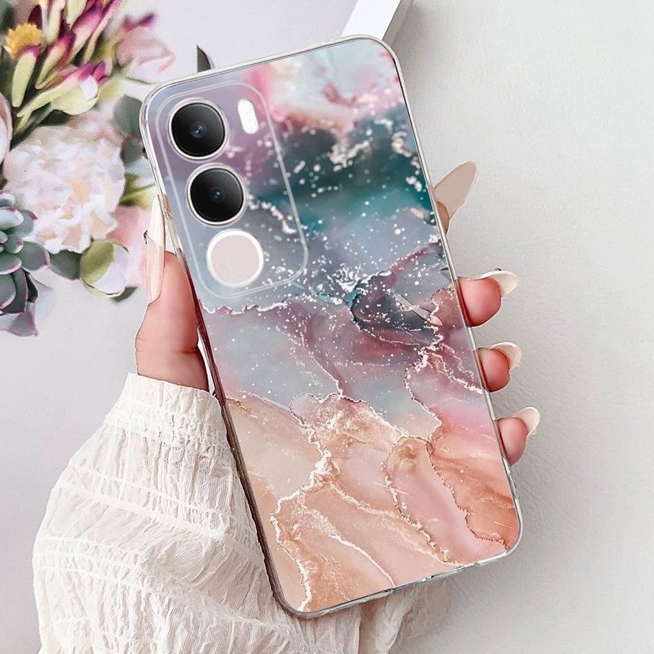 For Vivo Y19S V2419 Cool Dragon Tiger Painting Phone Case For Vivo Y19s Y 19S 4G Soft Silicone TPU Cases