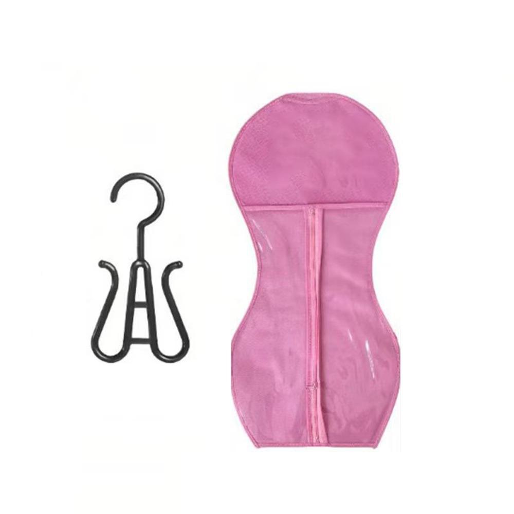 With Hanger Wig Bag Hair Extensions Storage Bag  for Virgin Hair Weft Clip In Hair Extension