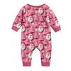 Matching Family Christmas Print Flannel Homewear Set Long-Sleeve Top And Pants