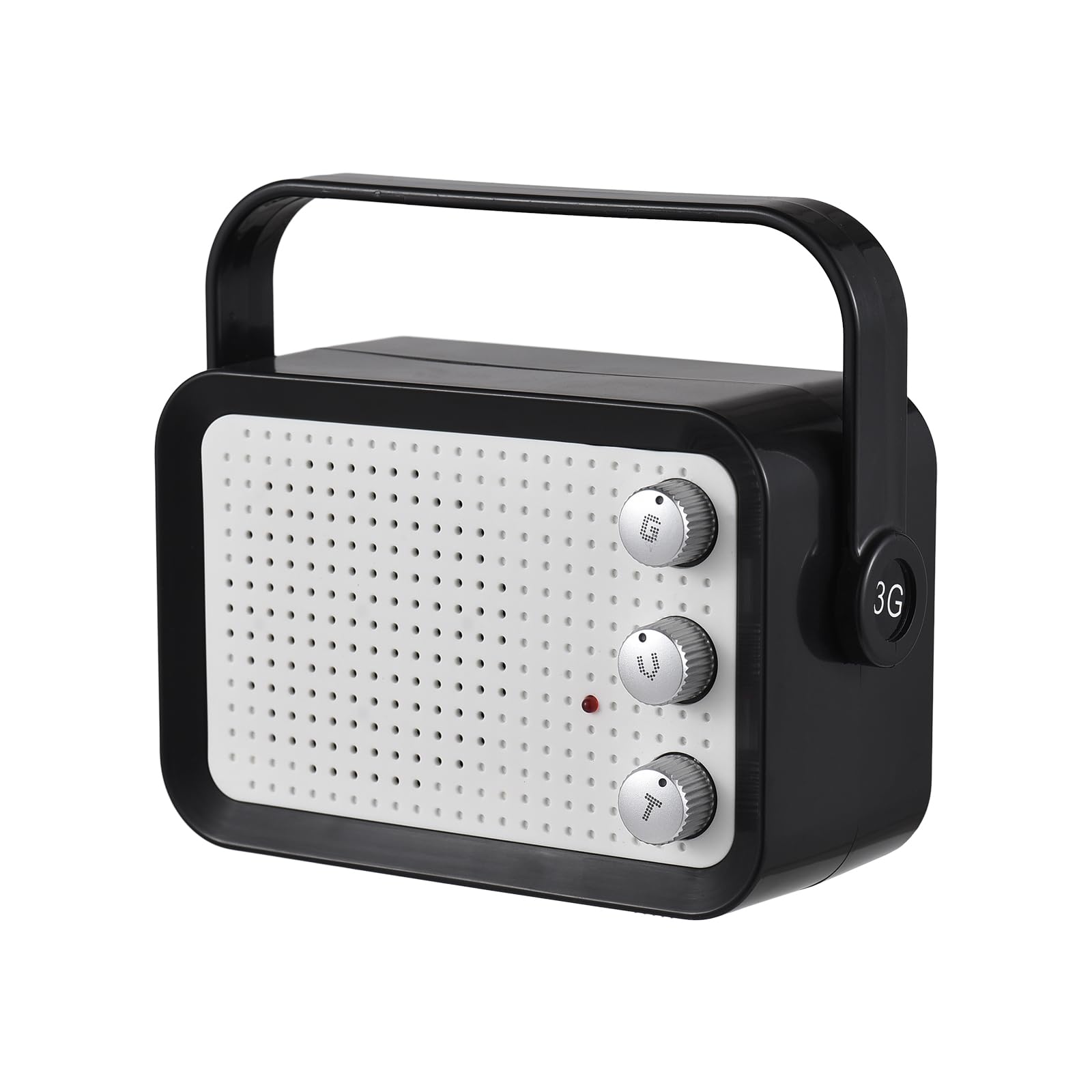 

Daconovo Mini Guitar Amplifier 3W Portable Guitar Speaker DC 9V MP3 Playback Stereo Headphones Output Lightweight For Wood Guitar Ukulele Erhu Violin