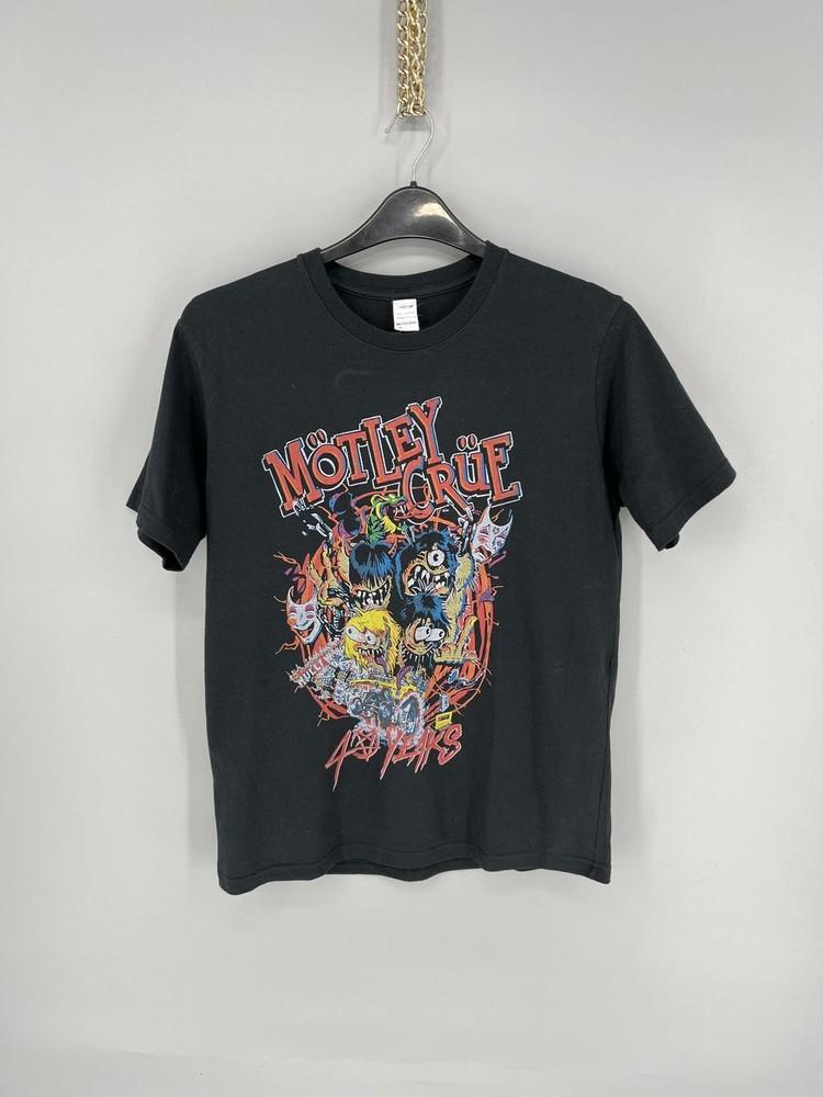 Motley Crue Tour Band Rock Black Short Sleeve Unisex Tshirt Reprint KH10714 Unisex T-Shirt S