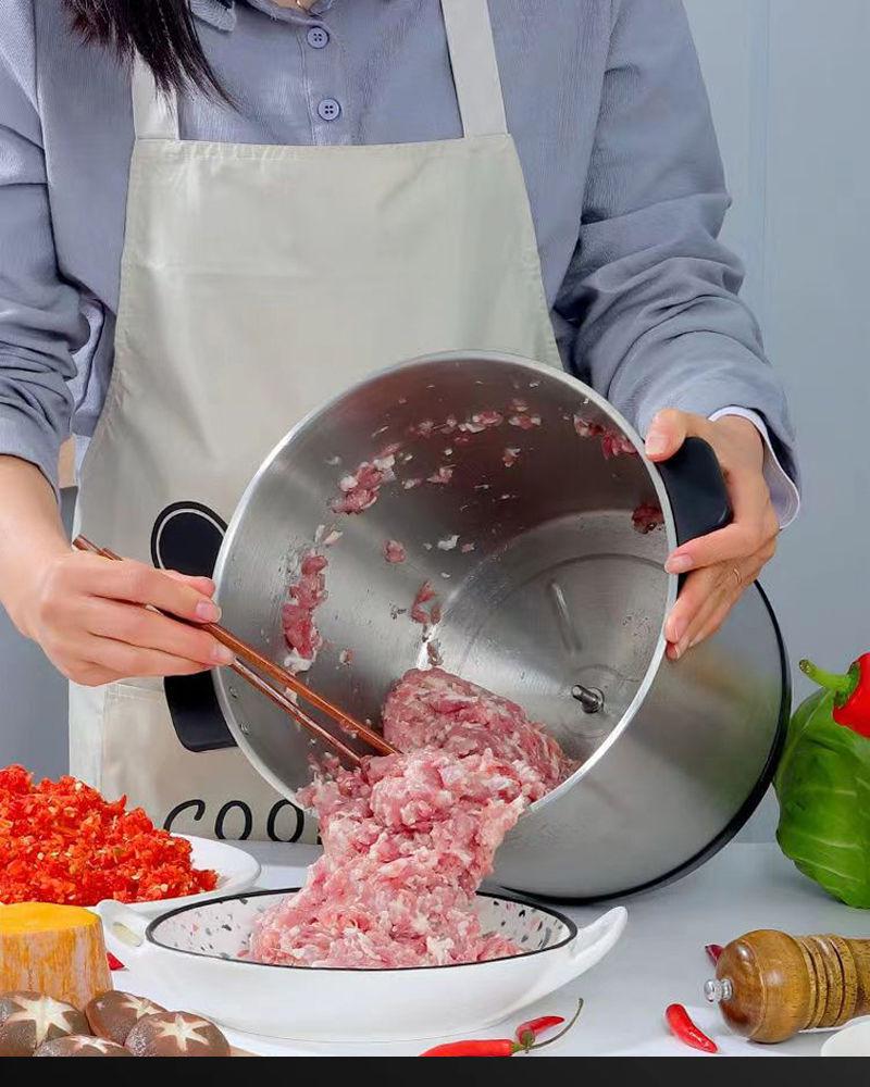 High Power Stainless Steel Electric Meat Grinder & Multifunctional Mixer for Home and Commercial Use