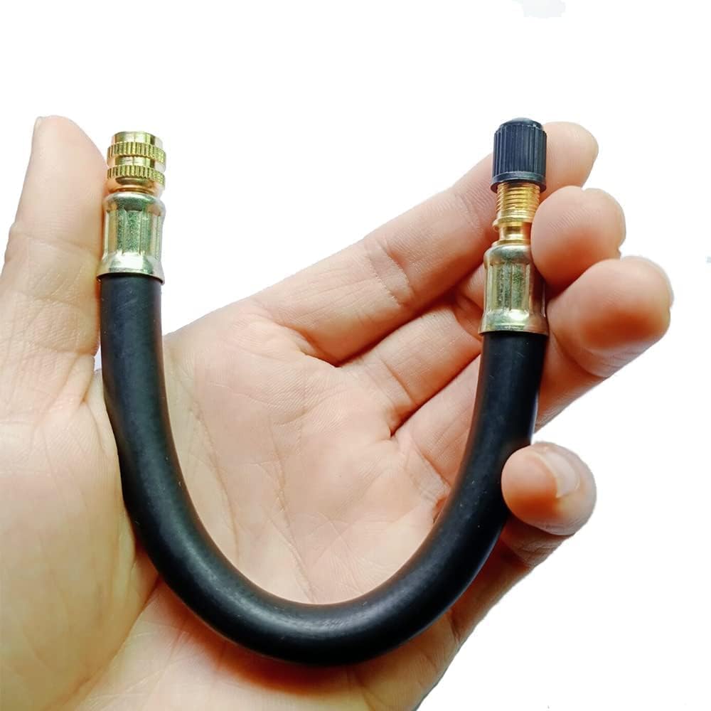 KEWAYO Gonflage de Pneu, Valve de Voiture, Air de Pneu, Pour Voitures, Motos, Tuyaux d'Extension de Gonflage, Motos,