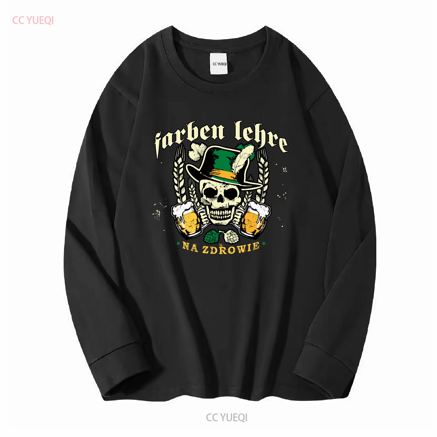 

Farben Lehre punk band rock T shirt black All sizes 1F1492 vintage Washed Casual fashion Slightly designer clothes streetwear XL