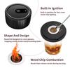 Whiskey Cocktail Smoke Infuser Electric Champagne Smoke Kit With 6 Wood Chips Rechargeable Cocktail Smoker Kit Customized Gift