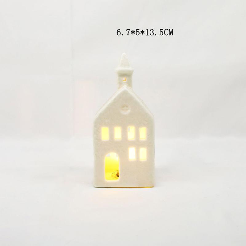 Keramikos namas žvakidė Keraminė arbatinės žvakidė Žvakių degiklis namų miegamojo dekoravimui Įkurtuvių dovana