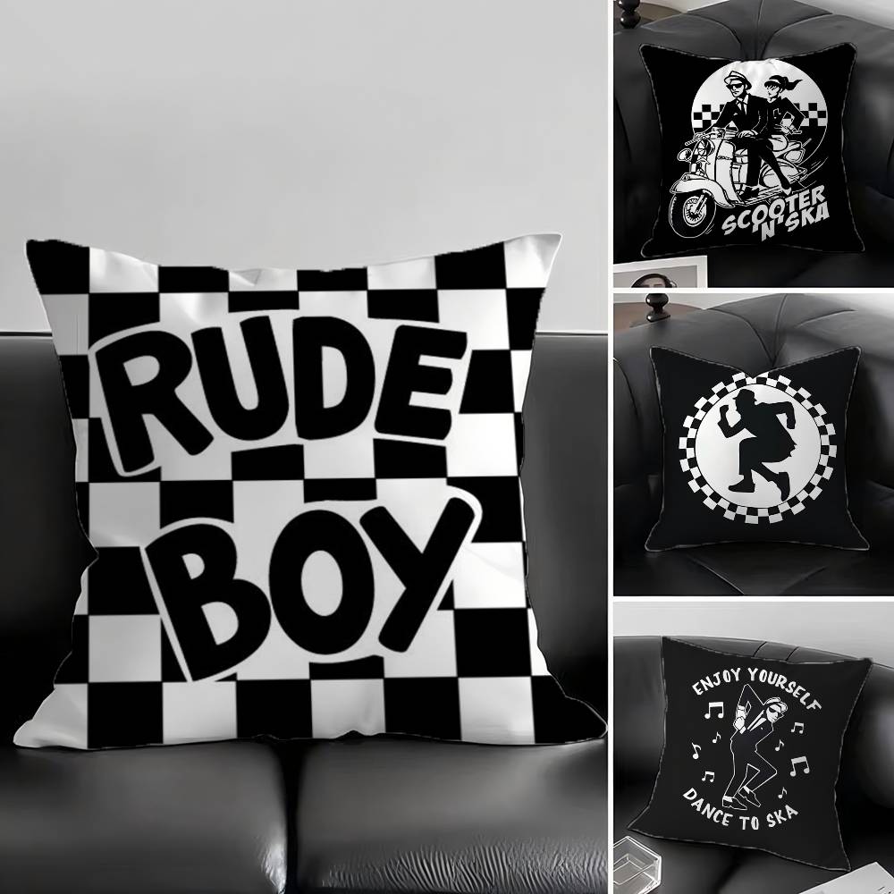 1pc Original Rude Boy Pillow Case Square Bedroom Sofa Leisure Comfort Cushion Car Living Room Home Decoration