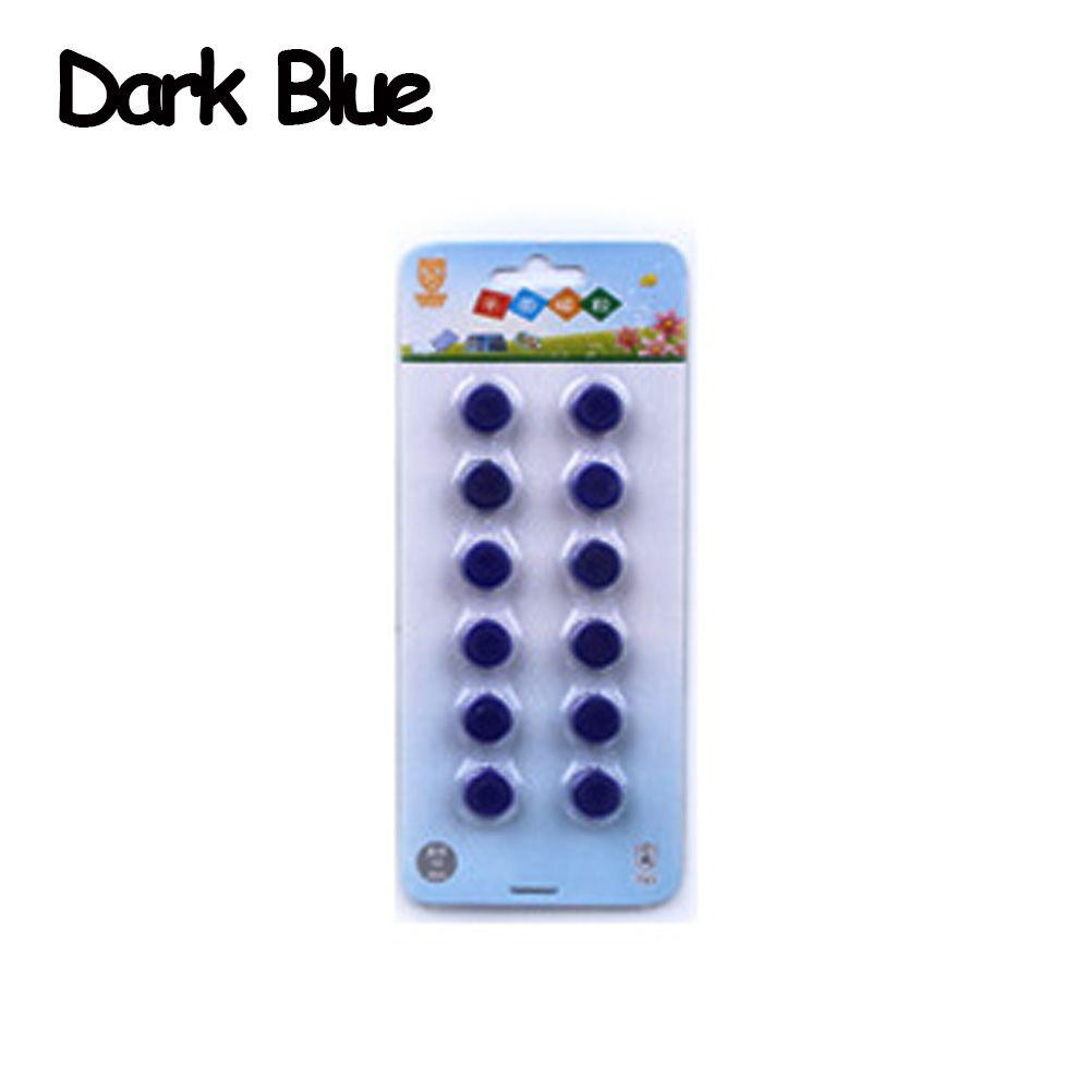 10MM/12PCS Round School Supplies Teaching  Home Decor Magnetic Sticker Classification Fridge Magnets