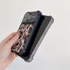 Luxury Shockproof Leopard Print Pattern Case for iPhone 17 Air 16 15 14 13 Pro Max Plus Large Window Protector TPU Phone Cover