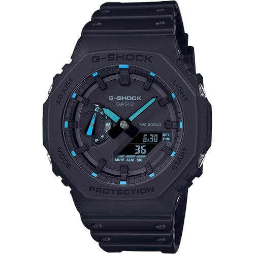 

G-Shock GA2100-1A2 Neon Accent Watch, Blue, Blue