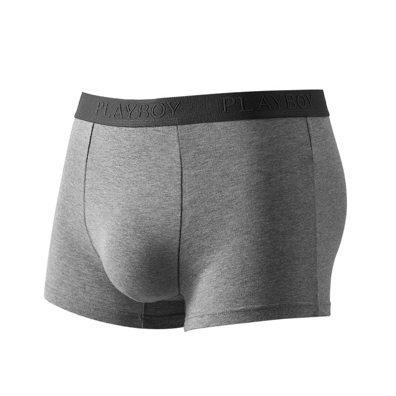 

Playboy Men s Pure Cotton Antibacterial Boxer Briefs L