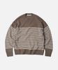 FRIZMWORKS Wool Stripe Relax Knit _ Beige