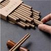 10 Pairs New Natural Rosewood Chopsticks Reusable Healthy Chinese Wooden Chop Sticks Sushi Food Stick Tableware Kitchen Utensils