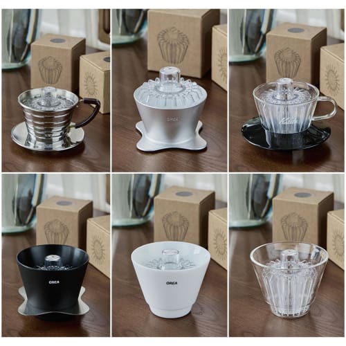 BERGBUCH Flat Bottom Rinse Assist Tool "1021" for Wave Dripper, Coffee Filter Paper Made with High-Performance Tritan Resin, Flat Bottom Wave Filter f