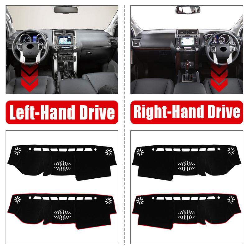 Car Accessories For Toyota Land Cruiser Prado J150 2010 - 2015 2016 2017 2018   Dashboard Cover Avoid Light Pad Carpet