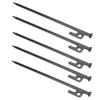 5Pcs Tents Stakes Multifunction Heavy Duty Metal Easy Penetration Corrosion Resistant Ground Stakes