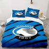 3PCS Football Atalanta  Bedding set,Ideal For1pc Duvet Cover And 2pcs Pillowcases Perfect for Christmas gift,Ideal for Bedroom, Dormitory